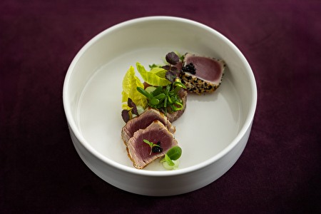 voorgerecht starter - tonijn tataki - landgoed de rosep - oisterwijk - brabant - noord brabant - horeca -bourgondisch oisterwijk 